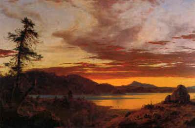 Frederick Edwin Church Sunset Germany oil painting art